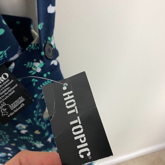 Hot Topic My Neighbor Tortoro Suspender Skirt Womens Small Blue NWT - Picture 8 of 11